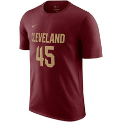 Nike - Donovan Mitchell Cleveland Cavaliers Icon 2022/23 Name & Number T-Shirt - Burgundy