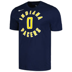 Nike - Tyrese Haliburton Indiana Pacers Icon 2022/23 Name & Number T-Shirt - Navy