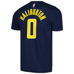 Nike - Tyrese Haliburton Indiana Pacers Icon 2022/23 Name & Number T-Shirt - Navy