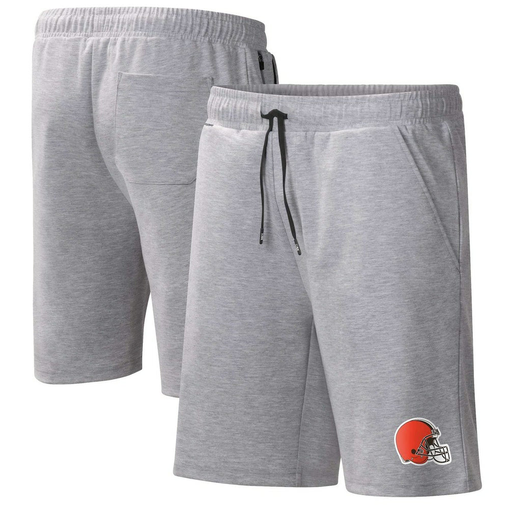 Cleveland Browns MSX by Michael Strahan Trainer Shorts Heather Gray - NFL