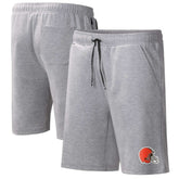 Cleveland Browns MSX by Michael Strahan Trainer Shorts Heather Gray - NFL