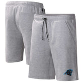 Carolina Panthers MSX by Michael Strahan Trainer Shorts Heather Gray - NFL