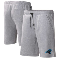 Carolina Panthers MSX by Michael Strahan Trainer Shorts Heather Gray - NFL