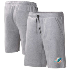 Miami Dolphins MSX by Michael Strahan Trainer Shorts Heather Gray - NFL