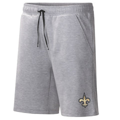 New Orleans Saints MSX by Michael Strahan Trainer Shorts Heather Gray - NFL