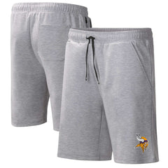 Minnesota Vikings MSX by Michael Strahan Trainer Shorts Heather Gray - NFL