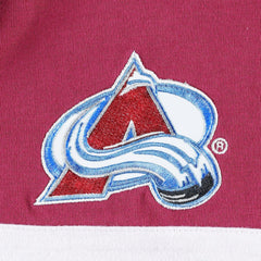 Colorado Avalanche - Tommy Hilfiger Walter Lace-Up Long Sleeve Top Burgundy