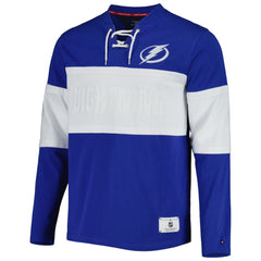 Tampa Bay Lightning - Tommy Hilfiger Walter Lace-Up Long Sleeve Top Blue
