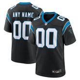 Carolina Panthers Custom Game Jersey Black - Nike