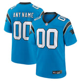 Carolina Panthers Alternate Custom Game Jersey Blue - Nike