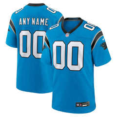 Carolina Panthers Alternate Custom Game Jersey Blue - Nike