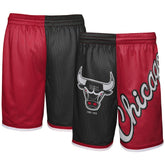 Mitchell & Ness - Chicago Bulls Youth Hardwood Classics Big Face 5.0 Shorts - Black/Red