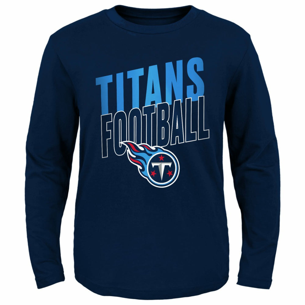 Tennessee Titans Youth Showtime Long Sleeve T-Shirt Navy - NFL