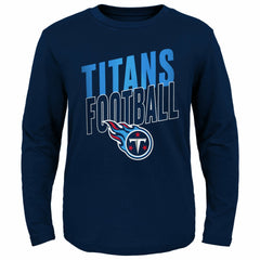 Tennessee Titans Youth Showtime Long Sleeve T-Shirt Navy - NFL