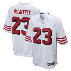 Christian McCaffrey San Francisco 49ers Game Jersey White - Nike