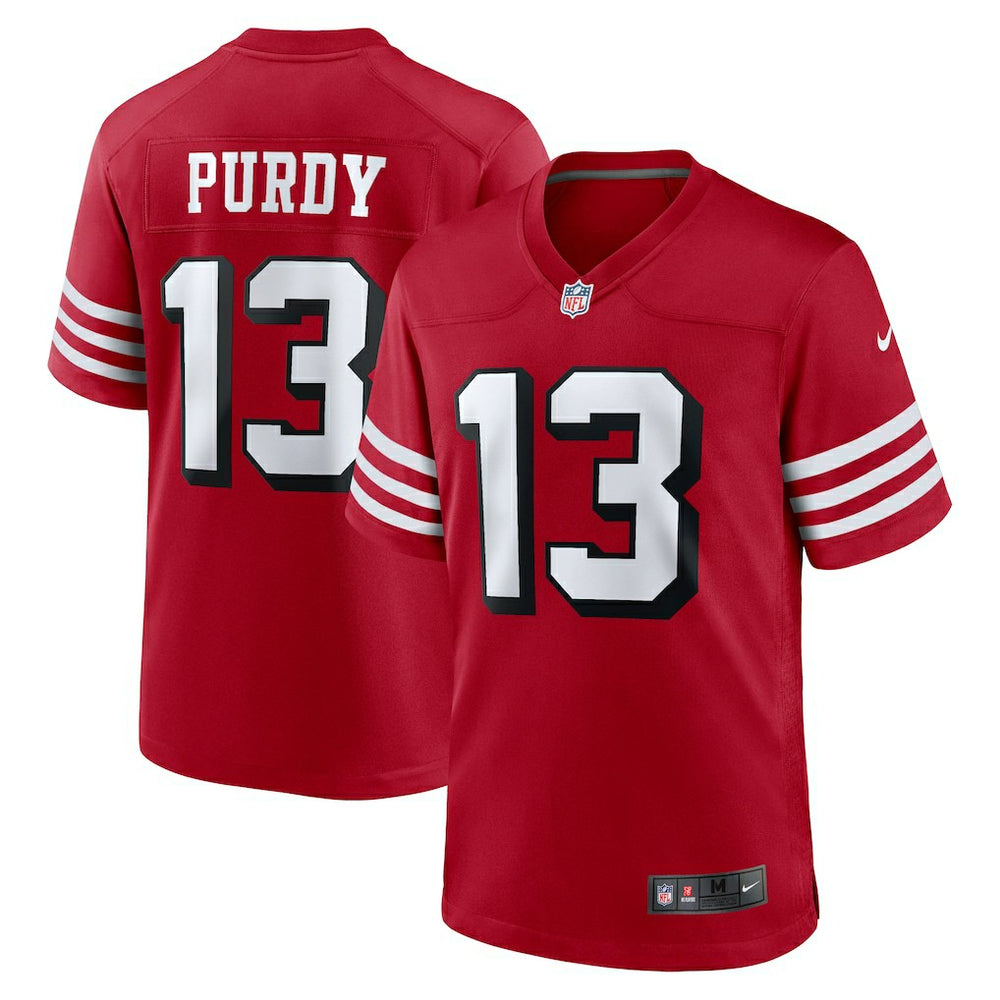 Brock Purdy San Francisco 49ers Alternate Game Player Jersey Scarlet - Nike