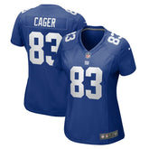 Lawrence Cager New York Giants Women's Home Game Player Jersey Royal - Nike
