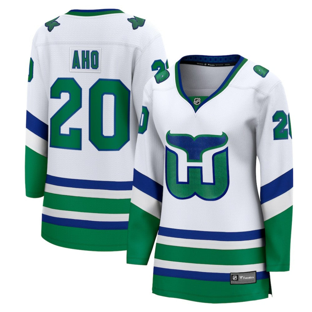 Sebastian Aho Carolina Hurricanes - Fanatics Women's Throwback Breakaway Jersey White