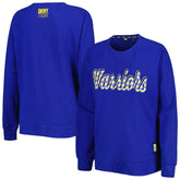 NBA - Golden State Warriors DKNY Sport Women's Regina Raglan Pullover Sweatshirt - Royal