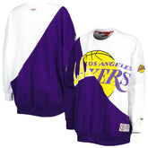 NBA - Los Angeles Lakers Tommy Jeans Women's Ariel Pullover Sweatshirt - Purple/White