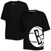 NBA - Brooklyn Nets Tommy Jeans Women's Bianca T-Shirt - Black