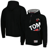 NBA - Miami Heat Tommy Jeans Bernard Half-Zip Hoodie - Black