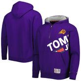 NBA - Phoenix Suns Tommy Jeans Bernard Half-Zip Hoodie - Purple
