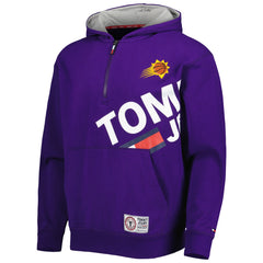 NBA - Phoenix Suns Tommy Jeans Bernard Half-Zip Hoodie - Purple