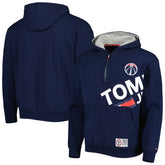 NBA - Washington Wizards Tommy Jeans Bernard Half-Zip Hoodie - Navy
