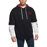 NBA - Miami Heat Tommy Jeans Matthew 2-In-1 T-Shirt & Hoodie Combo Set - Black/White