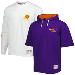 NBA - Phoenix Suns Tommy Jeans Matthew 2 In 1 T-Shirt & Hoodie Combo Set - Purple/White