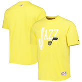 NBA - Utah Jazz Tommy Jeans Mel Varsity T-Shirt - Gold