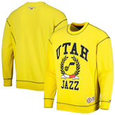 NBA - Utah Jazz Tommy Jeans Peter French Terry Pullover Sweatshirt - Gold