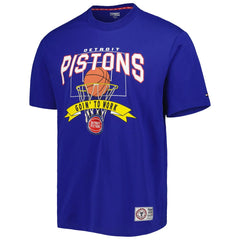 NBA - Detroit Pistons Tommy Jeans Tim Backboard T-Shirt - Blue