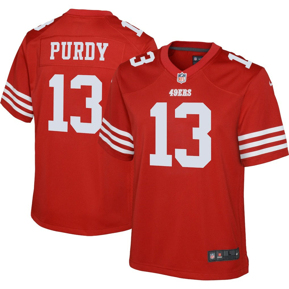 Brock Purdy San Francisco 49ers Youth Game Jersey Scarlet - Nike