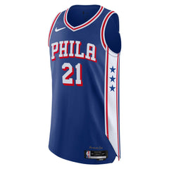 Nike - Joel Embiid Philadelphia 76ers Authentic Jersey - Icon Edition - Royal