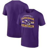 Minnesota Vikings Largest Comeback T-Shirt Purple - NFL