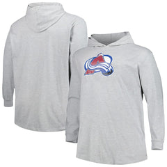 Colorado Avalanche - Big & Tall Pullover Hoodie Heather Gray