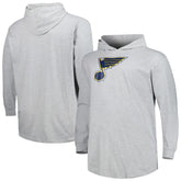 St. Louis Blues - Big & Tall Pullover Hoodie Heather Gray