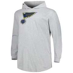 St. Louis Blues - Big & Tall Pullover Hoodie Heather Gray