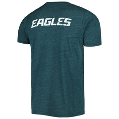 Philadelphia Eagles Majestic Threads Tri-Blend Pocket T-Shirt Midnight Green - NFL