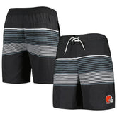 Cleveland Browns G-III Sports by Carl Banks Coastline Volley Swim Shorts Black - NFL
