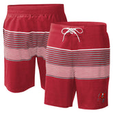Tampa Bay Buccaneers G-III Sports by Carl Banks Coastline Volley Swim Shorts Red - NFL