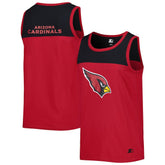 Arizona Cardinals Starter Logo Touchdown Fashion Tank Top Cardinal/Black - NFL