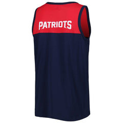New England Patriots Starter Logo Touchdown Fashion Tank Top Navy/Red - NFL