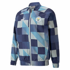 Puma Manchester City 2022/23 Pre-Match Full-Zip Jacket - Navy/Gray