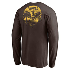 San Diego Padres Team Hometown Collection Palm Sunset Long Sleeve T-Shirt Clearance