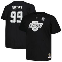 Wayne Gretzky Los Angeles Kings - Mitchell & Ness Big & Tall Name & Number T-Shirt Black