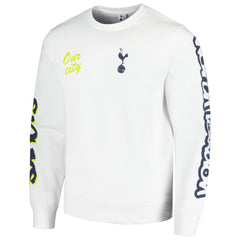 Tottenham Hotspur Graffiti Pullover Sweatshirt - White
