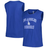 Los Angeles Dodgers Profile Women's Plus Size Tank Top Clearance